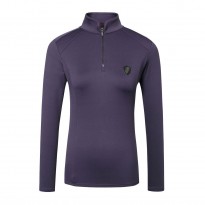 Koszulka funkcyjna Covalliero jesień/zima 2023 Smoked Purple